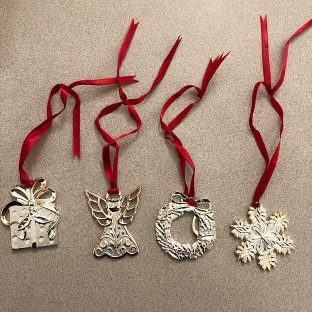 Lenox Silver Plated Miniature Ornaments/Charms
